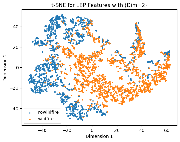 TSNE LBP